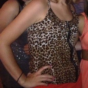 Cheetah Print Tank Top